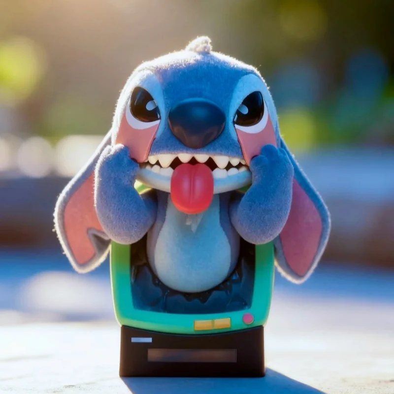 52toys 스티치 슈퍼 트러블 메이커 시리즈 블라인드 박스 플로킹 컬렉션 데스크탑 장식품 패션 트렌드 선물