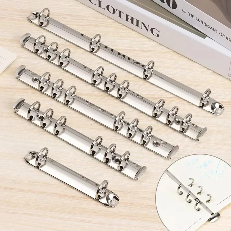 A6/A5/B5 Stationery Accessory DIY Notepad Metal Binder Clip Loose-leaf File Folder Notebook Binding Hoops Ring Binde Accessories photocard binder,notebook binding ring