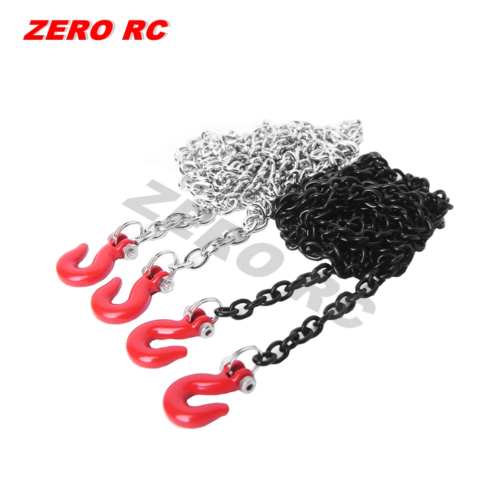 Cornue de corne rouge 110 RC Crawler RC Hobby Car 100mm Steel Tow