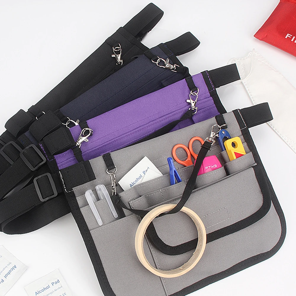 Fanny Pack Multi-layer nurse tool storage bag nurse waist bag supply toolkit doctor nurse treasure portable waist bag Organizer