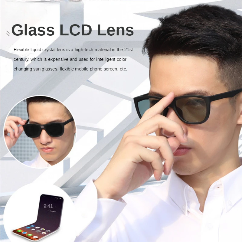 ZHIYI Chameleon Glasses 0.1 Seconds LCD Computer Chip Control Photochromic Polarized Lens Driving Sunglasses for Men polarized sunglasses photochromic sunglasses driving glasses