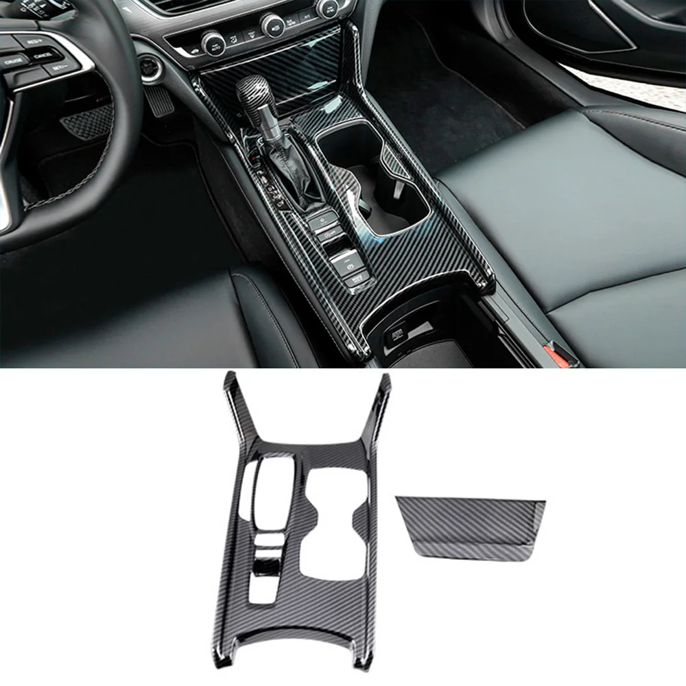 

Car Gear Box Panel Trim Frame Cover Sticker Strips Garnish Decoration Car Styling For Honda Accord 10th 2018 2019 2020 2021 Car