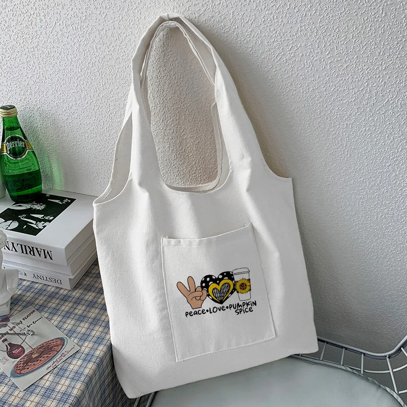 Comic print shopping bag tote,Canvas Tote Bags,1 pc Tote Bags Multi-Purpose  Reusable Blank Canvas Bags Use For Grocery Bags,Shopping Bags,DIY Gift  Bags,suitable for travel, suitable for school, suitable for travel, simple  style