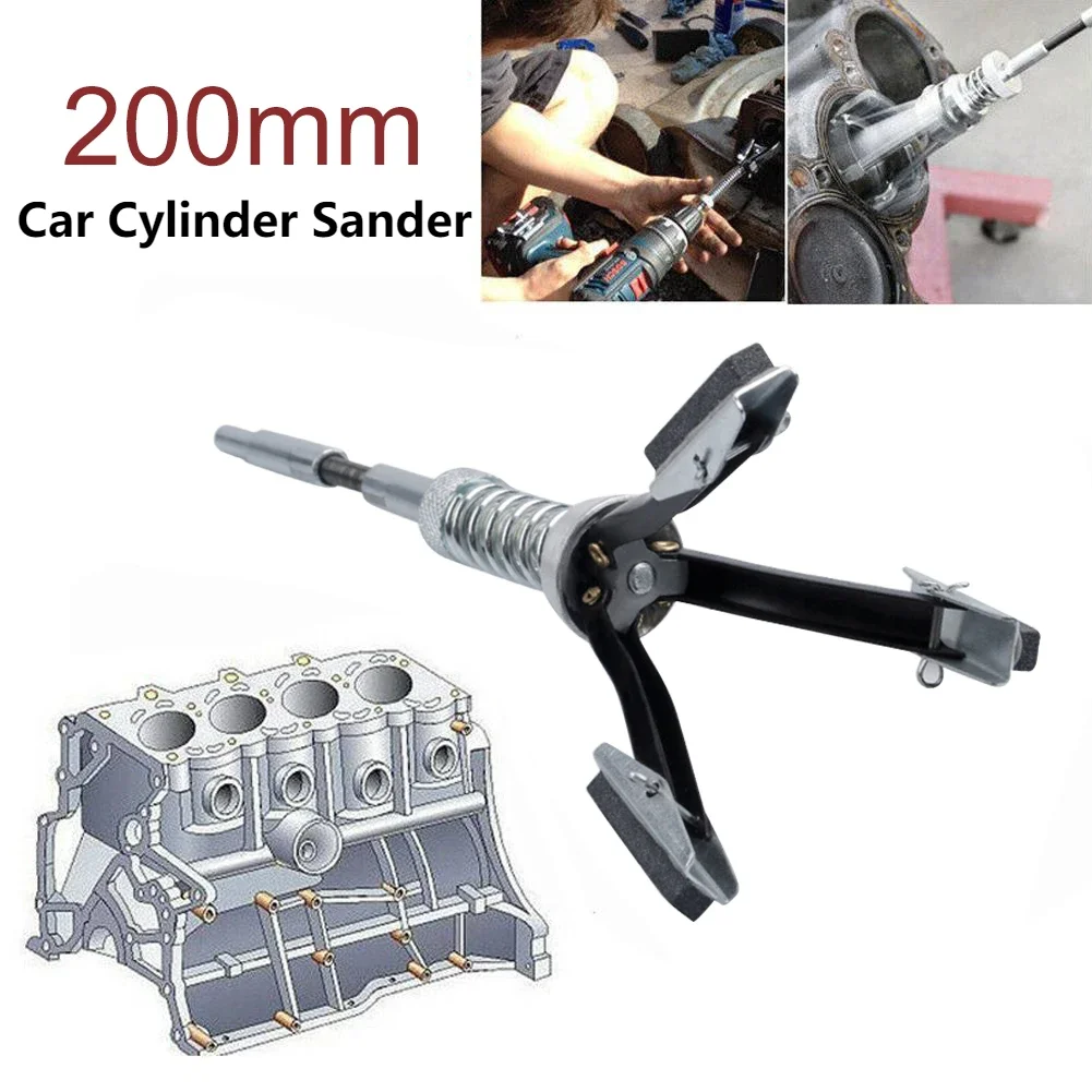 51-177mm Car Cylinder Sander Stainless Steel Flexible Shaft Hone Tool Car Engine Cylinder Hone Tool Auto Engine Tools cylinder hone tool