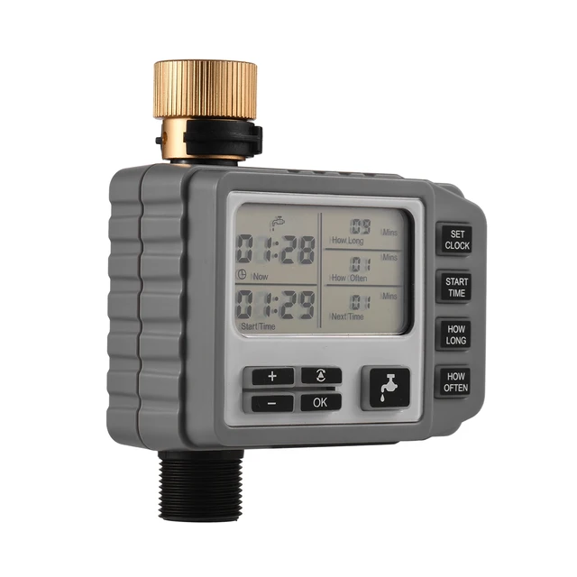 Lepmerk Digitális Öntözési Időzítő -Öntözés Programozható Kültéri Automatikus Öntözőberendezés A Gyep Kertjének Üvegházához - Image 3