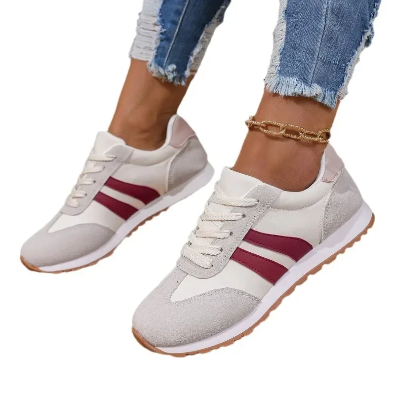Women Shoes Casual Sneakers Women Sneakers Casual Shoes Fashion All-match Running Shoes Breathable Cloth Surface Lightweight Sports Women's
