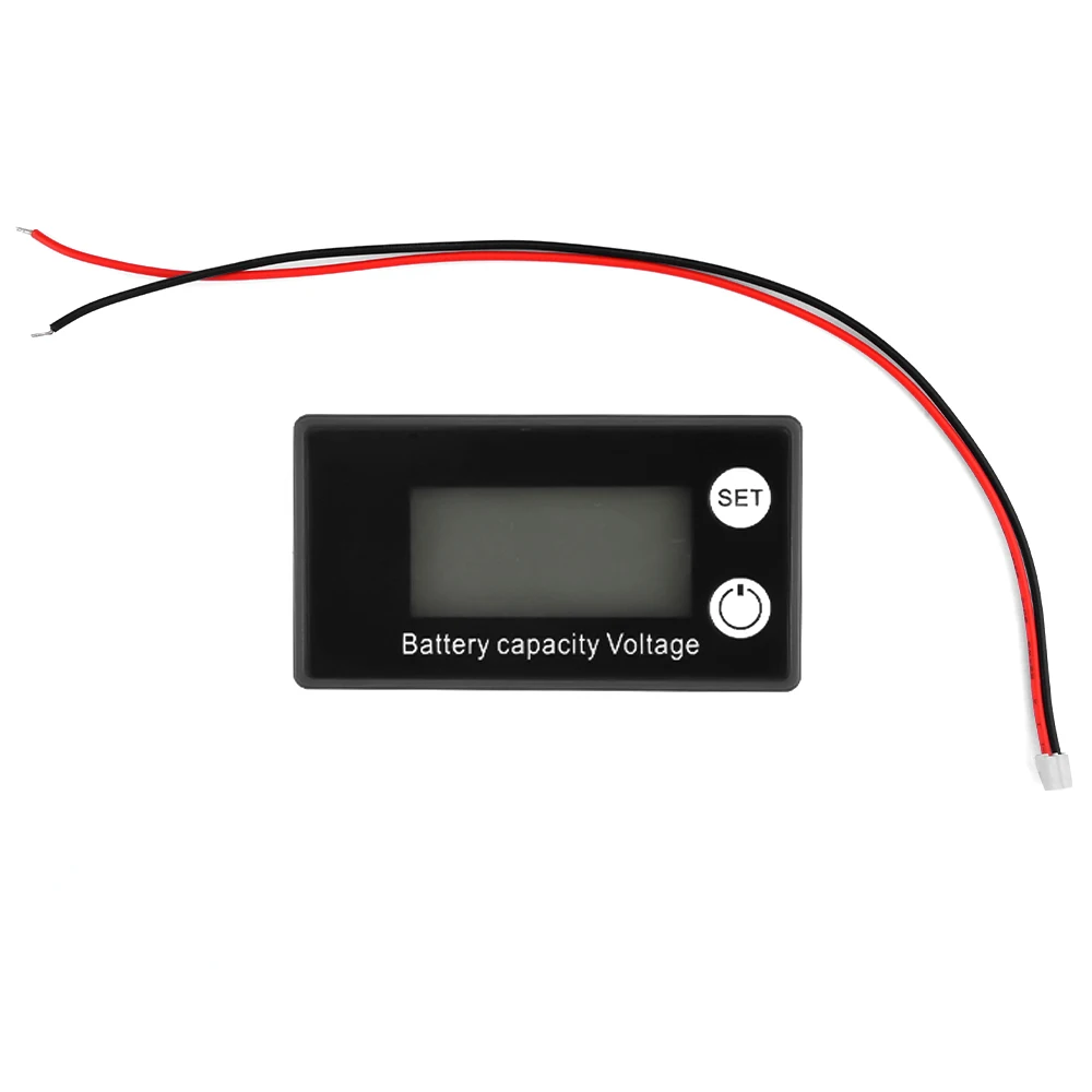 6133A LCD Battery Capacity Indicator Temperature DC 8V-100V Lead Acid Lithium LiFePO4 Voltmeter Voltage Gauge Lower Version 5