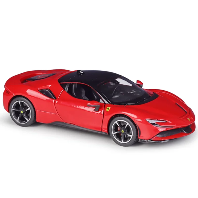 

Модель Автомобиля Ferrari SF90 из сплава под давлением, масштаб 1/32, имитация рукоделия, игрушка для взрослых, украшение, коллекционные предметы, подарок