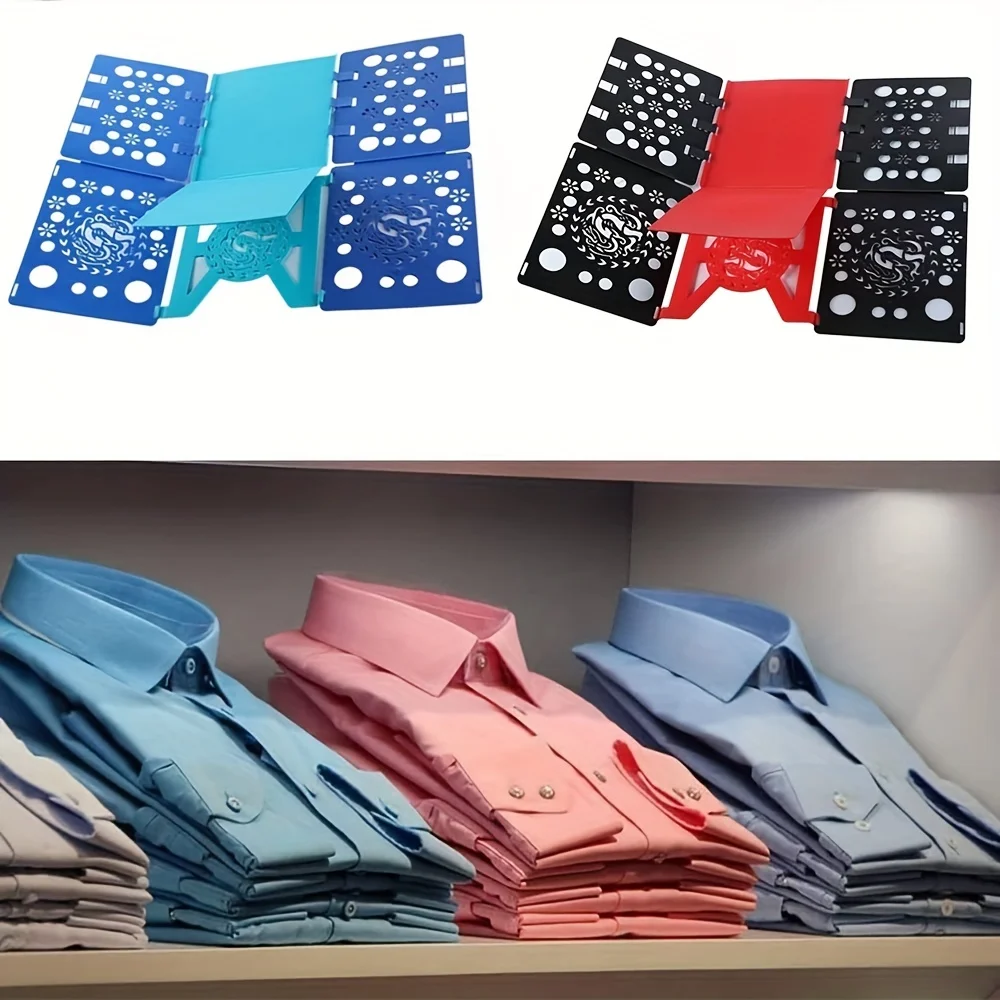 Plastic Shirt Folding Board Shirts Adult Child Perfect Lazy People Quickly Fold Clothes Board Home Travel Shirt Organizer Helper