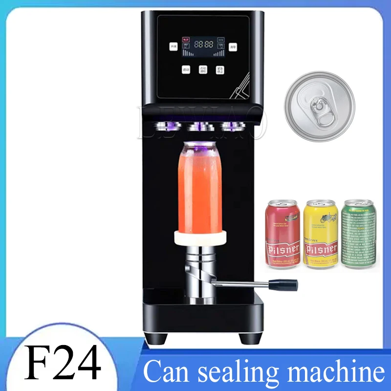 

Non Rotary Fashion Automatic Intelligent Can Sealing Machine PET Tin Jar Beer Paper Cans Seamer Takeaway Bowl Capping Equipment