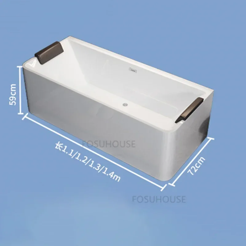 Modern Acrylic Spa Bathtubs Bathroom Fixture Whirlpool Bathtub Massage Surf  Light Luxury Hotel Indoor Hydromassage Bath 6