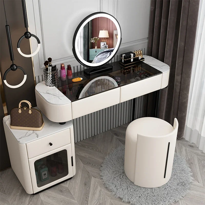 

Solid wood dresser light luxury high-grade bedroom modern simple net red makeup table small family type dresser