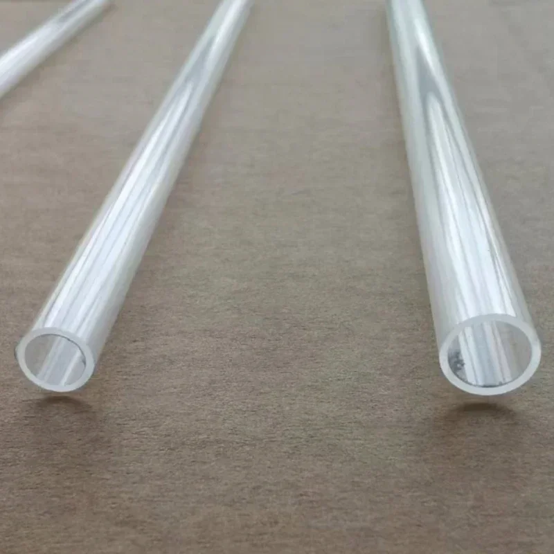 Transparent Acrylic plastic tube for Fish Tank Aquarium Plexiglass Tube Garden Irrigation Length 200mm/498mm OD 2-10mm
