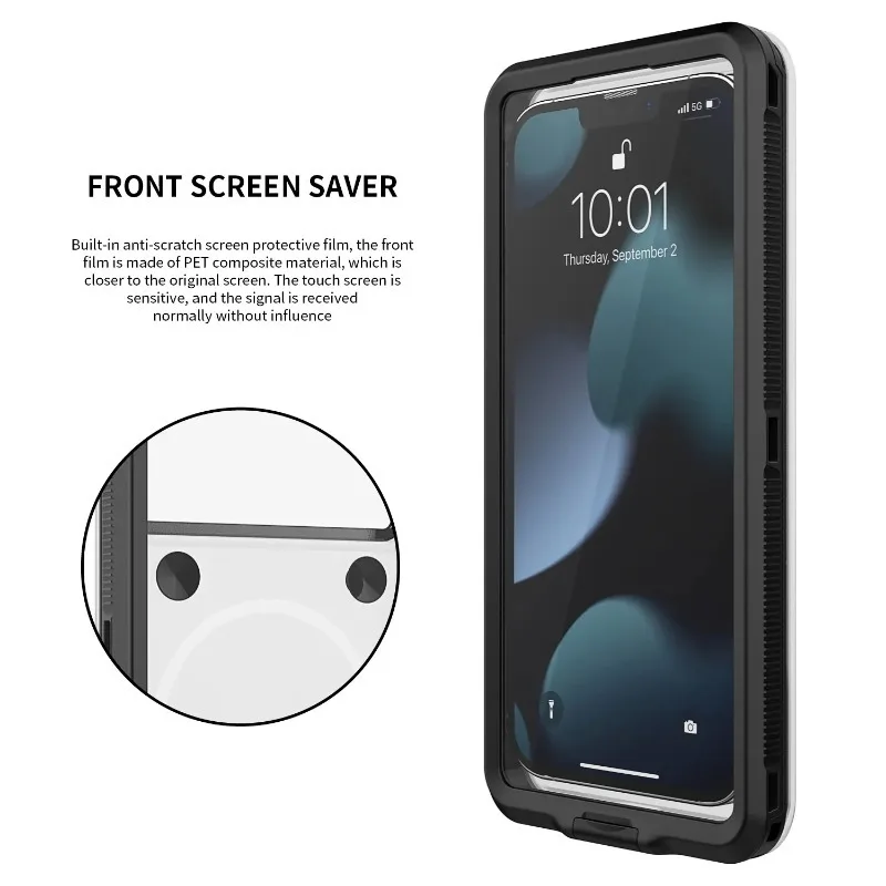 Universal Shockproof ip68 waterproof cover for RedMi 12 11 10 9 K60 K50 K40 K30 Pro Xiaomi 13 12 11 Ultra Full protection Cases