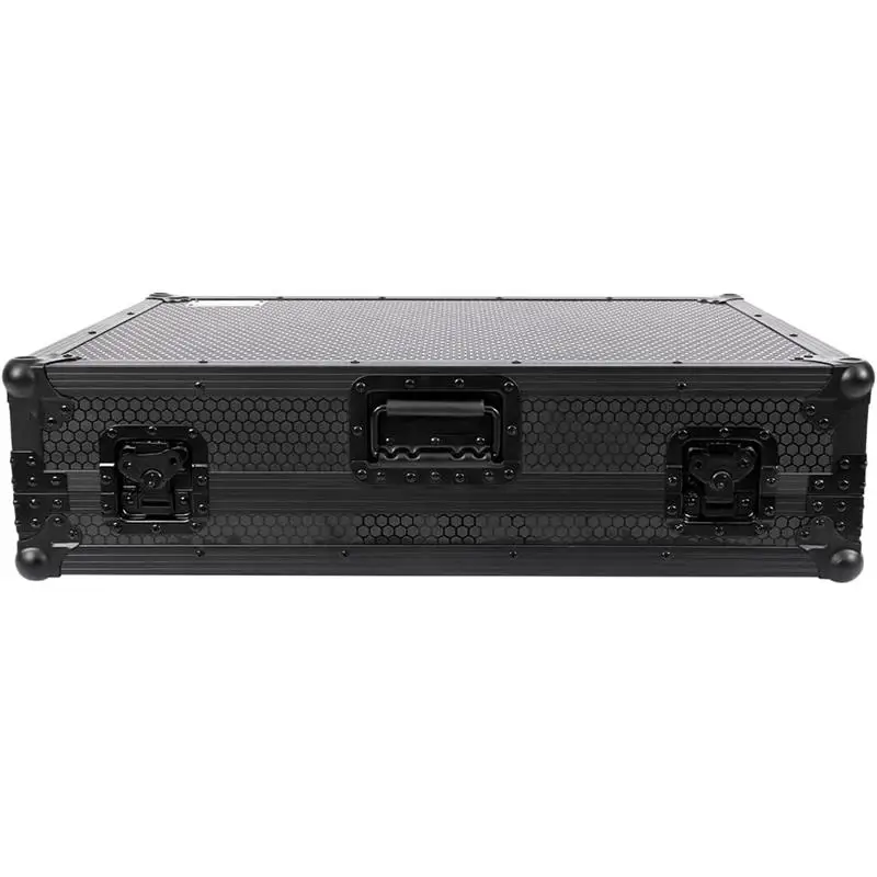 Black DJ Flight Case DDJ-FLX10 Laptop Platform & Wheels