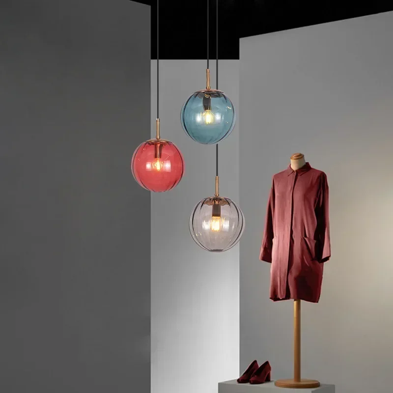 Modern Stained Glass Chandelier Pendant Lights Restaurant Bar Home Decor Pendant Lights Pendant Lamp Chandelier Lighting