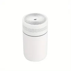 Portable Mini 250ML USB - Powered Car Air Humidifier with LED Light (White)