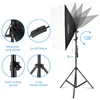 Andoer Professional Studio Photography Softbox Light Kit Including 50*70cm Softboxes/ Photography Umbrella/ 40W Light Bulbs/ 2M 2