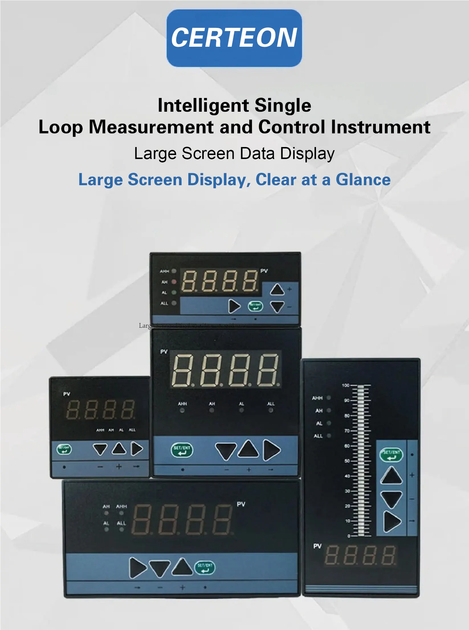 Intelligent Single Loop Controller 4-20mA Output Relay Digital Temperature Contr