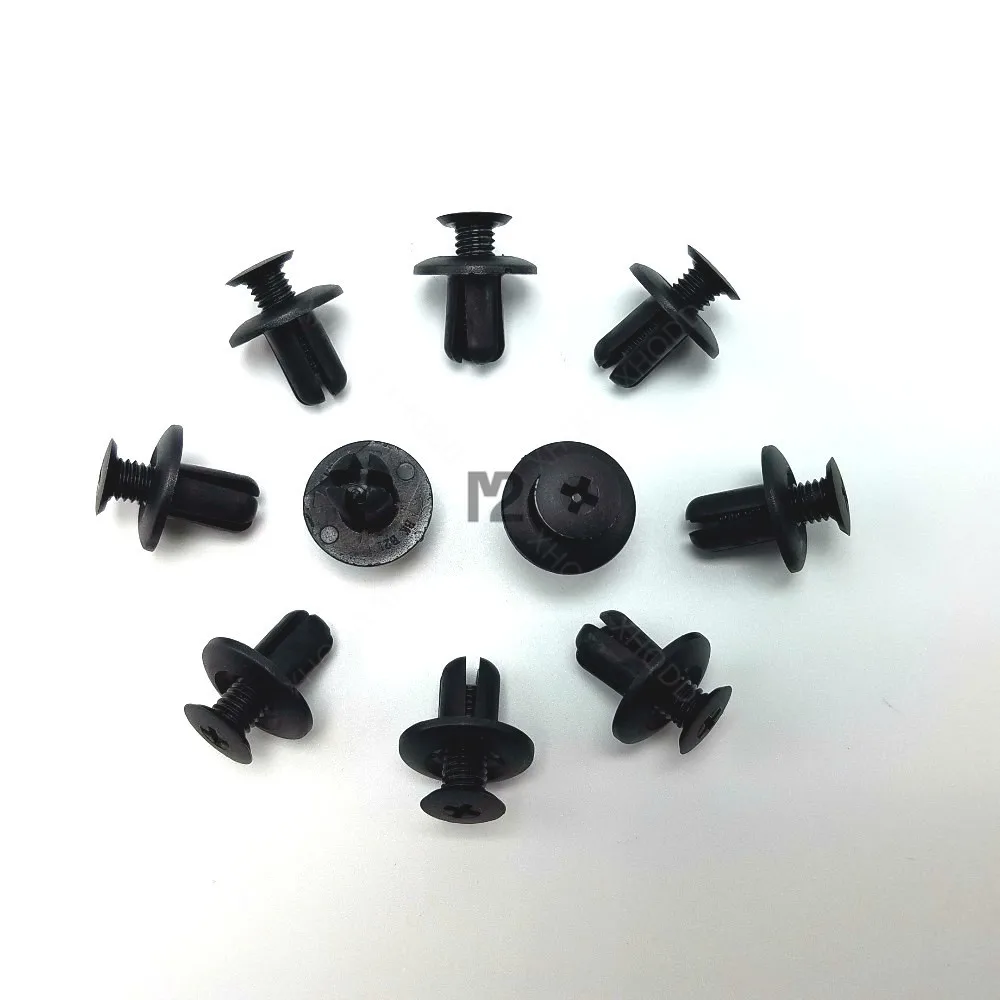 10ea Oem Bumper Retainer Push Clip 8mm 12mm Hole For Hyundai Kia Car