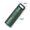 Colorful Aluminum Waterproof EDC Sealed Bottle Survival Storage Box Outdoor Portable Medicine Capsule Bottle Storage Container 6