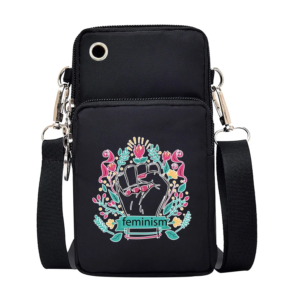 Women'S Unisex Mobile Phone Bag For Huawei/Xiaomi/Samsung Color Pattern Printing Storage Bag Women'S Sports Shoulder Bags 21 Women'S Unisex Mobile Phone Bag For Huawei/Xiaomi/Samsung Color Pattern Printing Storage Bag Women'S Sports Shoulder Bags