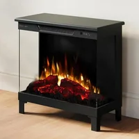 3-Sided Electric Fireplace Stove Heater LED Wi-Fi Alexa Google Remote Control Ambiance Auto Shut-Off Timer Vibrant Colors Smart 2