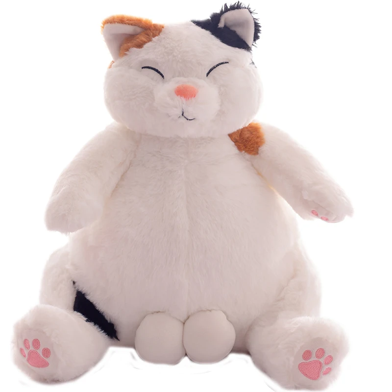 Kawaii Anime Lazy Cats Gato Sakura Plush Stuffed Doll Pillow Cherry Blossom Cat Fashion Home Decoration Christmas Holiday Gifts рюкзак brauberg fashion city универсальный friendly cats 44х31х16 см 229965