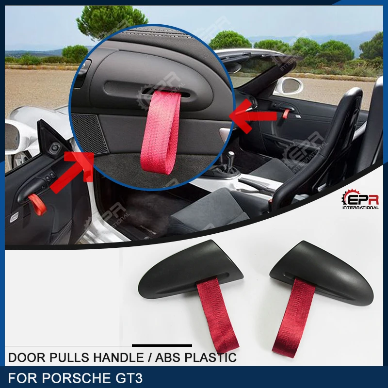 Car Styling Per Porsche Gt3 Plastica Nera Tipo Rs Maniglie Per Porte (987 Cayman/Boxster/997 Carrera) Accessori Racing