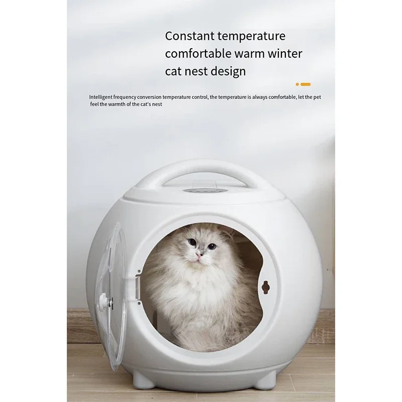 Cat Dryer Box Washing Cats Dogs Disinfection Drying Machine Hair Dryer for Cats Hair Blowing Bathing Pet Household Use New