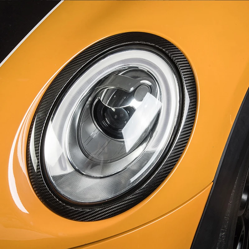 

Tantan подходит для MINI F54 F55 F56 F57 F60 Cooper углеродное волокно Автомобильная фара задняя фара наклейка крышка внешние аксессуары