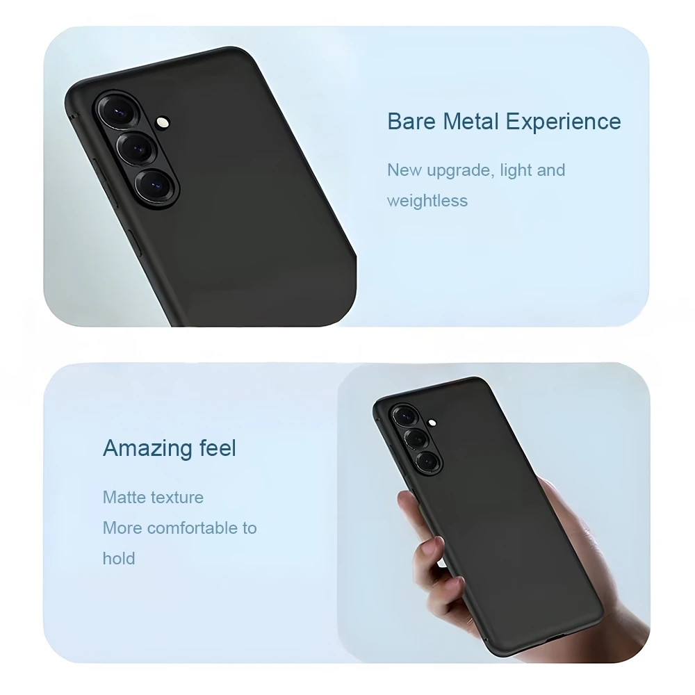 Sleek Black Soft Phone Case