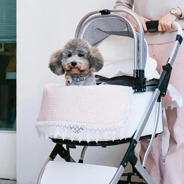 Pet stroller pad integrated pet cart anti dirt pad Cat and dog cushion suitable for most pet stroller inner pad 2