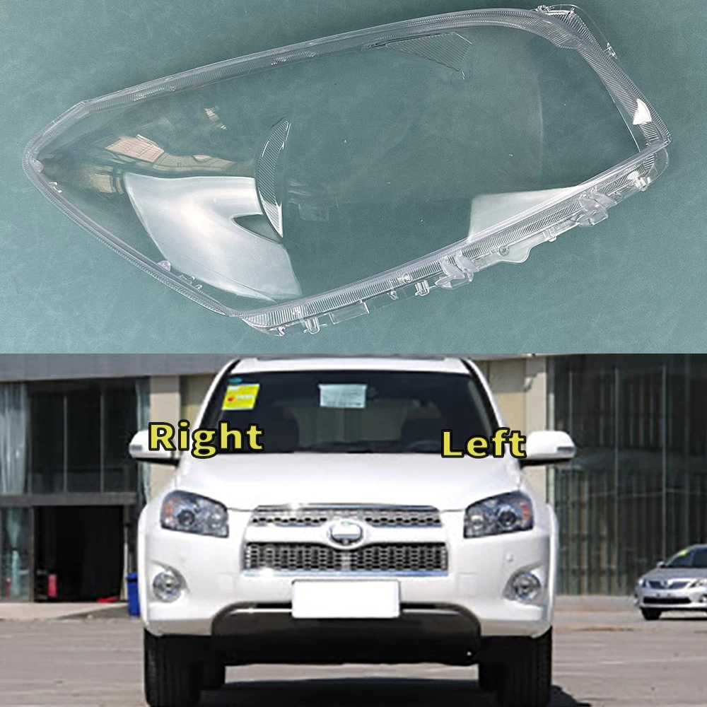 PIAOYUE- For 2009 2010 2011 2012 Toyota Rav4 Headlight Headlamp Halogen Left Driver Right Passenger Side 1 Pair Chrome Housing Clear Lens W/o DRL - Foto 11