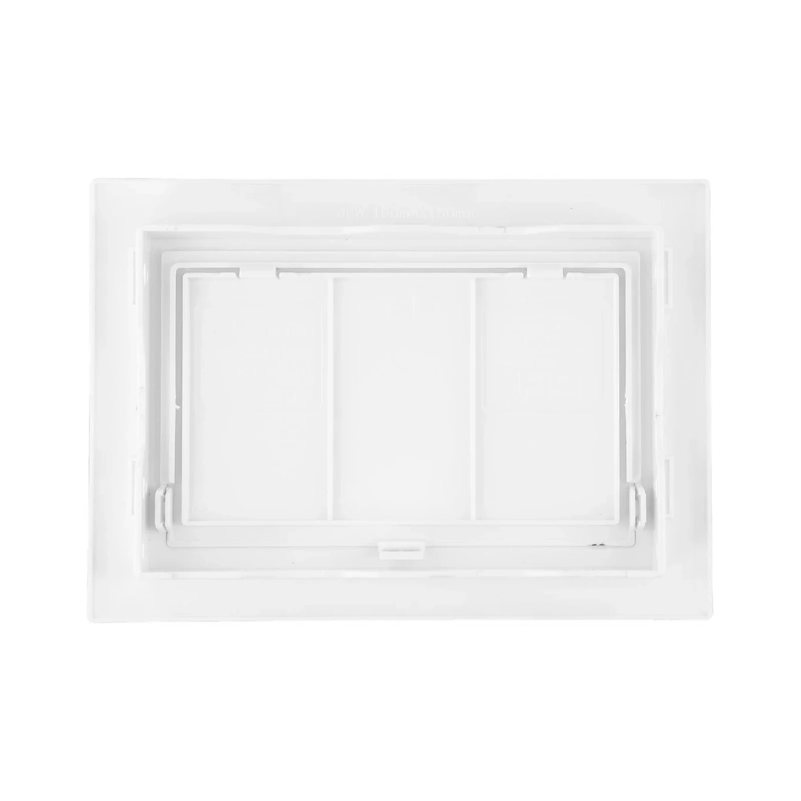 Hinged Access Hatch ABS Door Hinged Inspection Port Wall Push-Type Inspection Port DIY Household Accessories 1pc