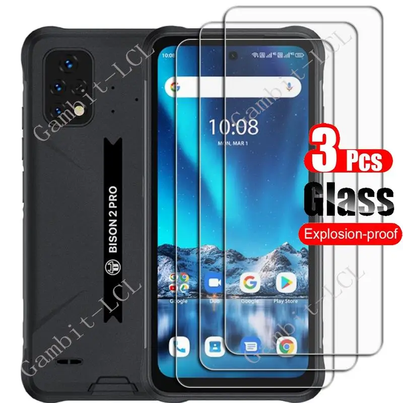 

Закаленное стекло 9H HD для UMIDIGI Bison 2 Pro 6,5 дюйма, Защитная пленка для Bison2Pro Bison2 2 Pro, защитная крышка для экрана телефона, 3 шт.