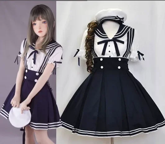 

Lolita dress college wind uniforms cosplay sailor suit navy collar soft sister uniforms