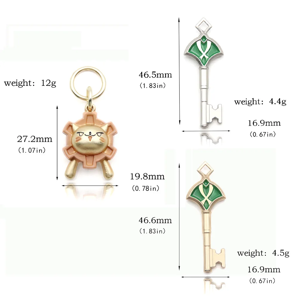 Genshin Impact: Alhaitham | Metal Keychain Cosplay Props 21 Genshin Impact Sumeru Keychain Cosplay Props