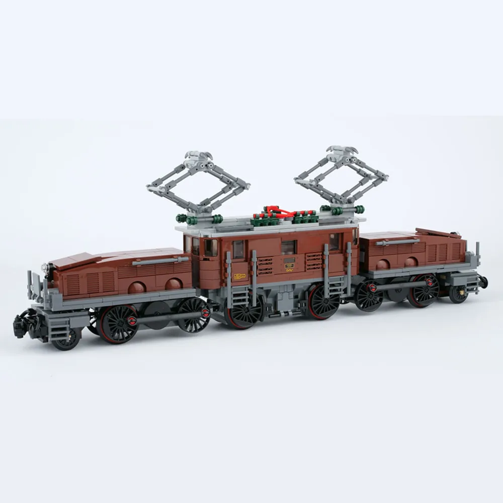 1271Pcs Crocodled Train Modello Locomotiva Fit 10277 Building Blocks Mattoni Kid Boys Toys Regalo Per Bambini Kit Set Fai Da Te