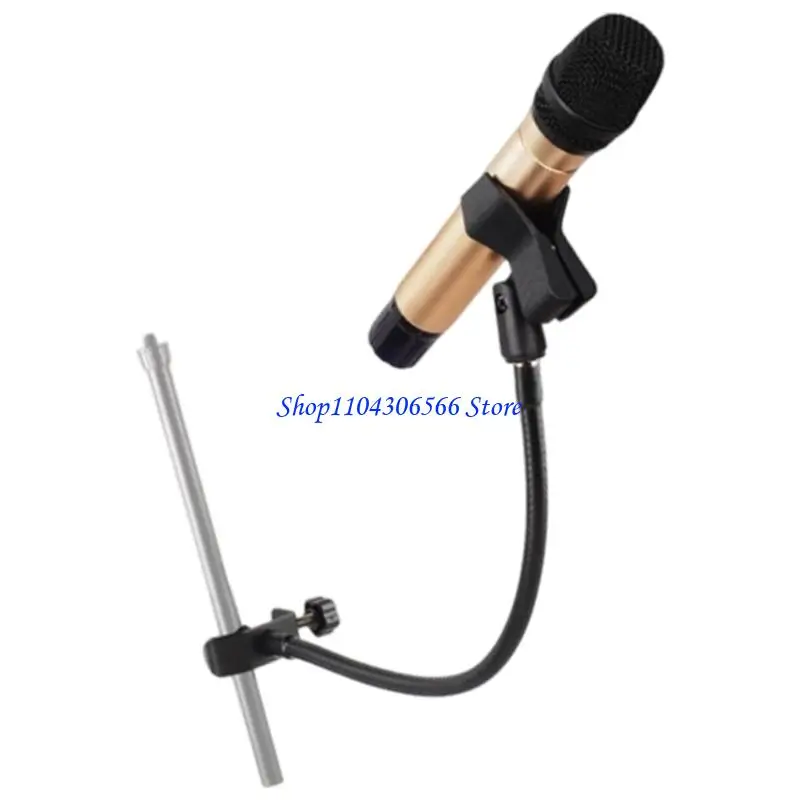 02DD 다양한 설정에서 안전한 장치 고정을 위해 360도 조절 가능한 회전을 지원하는 확장형 마이크 ??스탠드