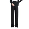 Maternity Pants for Spring and Summer: Wide-Leg Trousers with Drawstring, Suitable for Wearing Outside  maternity clothes 4