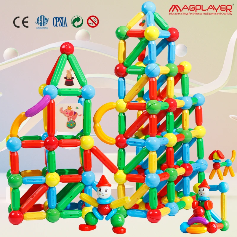 Kids Construction Set Sticks Balls Building Blocks