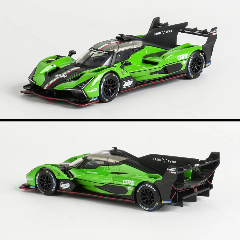 Bburago 1:43 Lamborghini SC63 Static Die Cast Vehicles Collectible Model Racing Car Toys Acrylic Box 4
