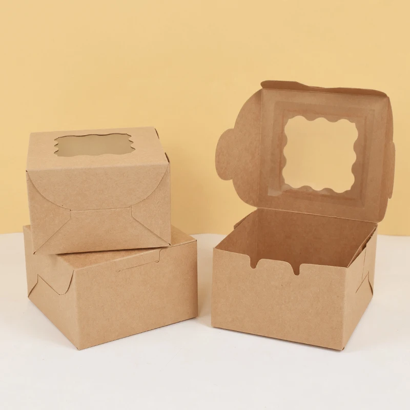 FINALLY! Kraft Window Boxes That Make Your Bakery Sales EXPLODE | Wedding & Party E... - SKU KPBB1745 - UGI Packaging