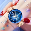 2025 Women Bracelet Watch Luxury Brand Top Rhinestone Elegant Ladies Watches Gold Clock Wrist Watches For Women relogio feminino 1