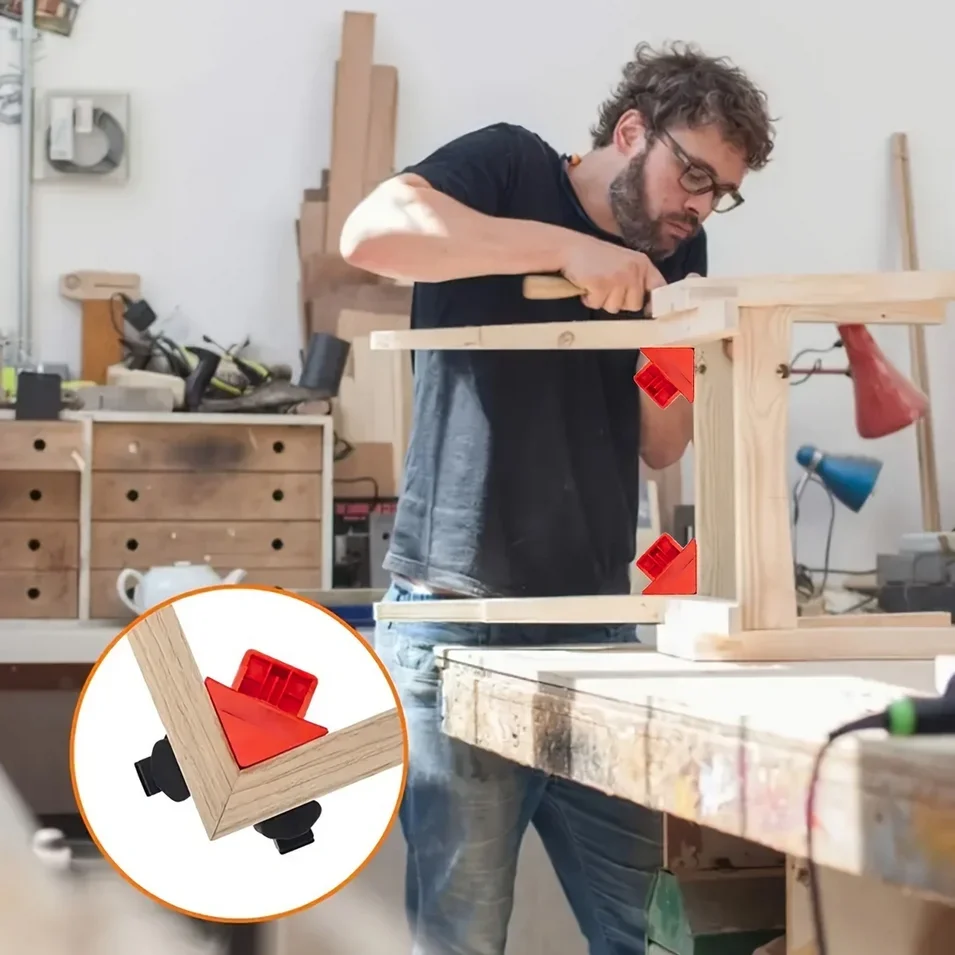 Woodworking 90° Right Angle Clamps Tools for Carpentry and DIY