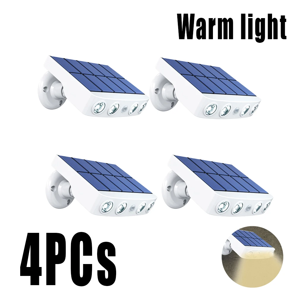 solar lantern lights 1~4PCs Bright Warm White Led Solar Light Outdoor Motion Sensor Lighting for Garden Path Garage Yard Street Wall Lamps Waterproof solar deck post lights Solar Lamps