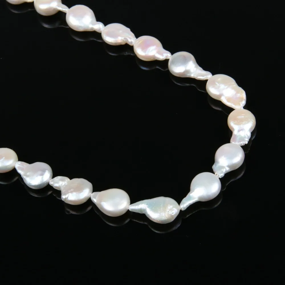 Natural Freshwater Pearl Beaded High Quality 36cm Punch Loose Beads for Jewelry Making DIY Necklace Bracelet Accessories