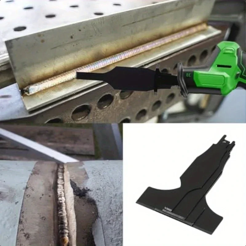 4-Piece Heavy Duty Reciprocating Saw Blade Set - Multi-Material Cutting for Steel, Tile, Putty Removal & Demolition Scraping