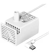 HAJXM Cat Water Fountain 135oz/4L Replacement Pump, Quiet Pump for Pet Water Fountain Stainless S...
